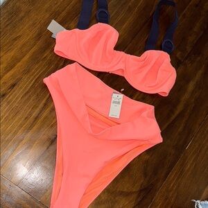 Aerie Coral Bikini Set